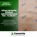 Folha de Papel Comum Anticorrosivo - 76 gr/m²
